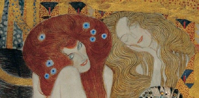 Gustav Klimt Beethoven Frieze (detail)